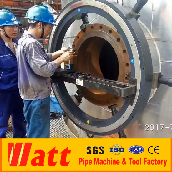 切断フェーシングボーリングフライス加工用のODマウントポータブルフランジフェーシングマシン